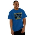 thumbnail image 4 of Gamers Gonna Game Video Games Nerdy Men's Big & Tall Crewneck Graphic Tee Brisco Brands 2X, 4 of 5