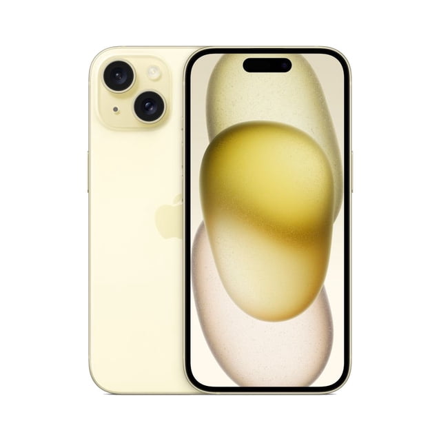 iPhone 15 eSIM 128gb Amarillo Reacondicionado