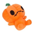 thumbnail image 3 of Muñeco de peluche de calabaza de Halloween, adorable muñeco elástico suave, juguete para decoración del hogar, regalo para niños, 30cm, naranja, 3 of 9