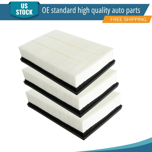 YXPCARS 3PCS Front Engine Air Filter for Ford Transit Connect 2019 2020 2021 2022 2023 L4 2.0L, New Air Filter Replacement (CA12940)