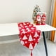 thumbnail image 5 of Camino de Mesa Navideño Smj250917003 | Decoración Navideña con Copos de Nieve Rojos y Verdes | Poliéster 70.87 X 12.99 Pulgadas | Decoración Festiva para Cocina, Comedor y Fiestas | Uso En Restaurant, 5 of 6