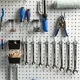 thumbnail image 3 of NIAIZEK 20pcs Stainless Steel Pegboard Hooks Jewelry and Keys Display Hooks(1.97X1.18X0.16in), 3 of 7