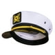thumbnail image 1 of Sombrero de marinero de capitán de yate, sombrero de mar, accesorio de disfraz de la marina, accesorio de cosplay de Halloween, 1 of 7
