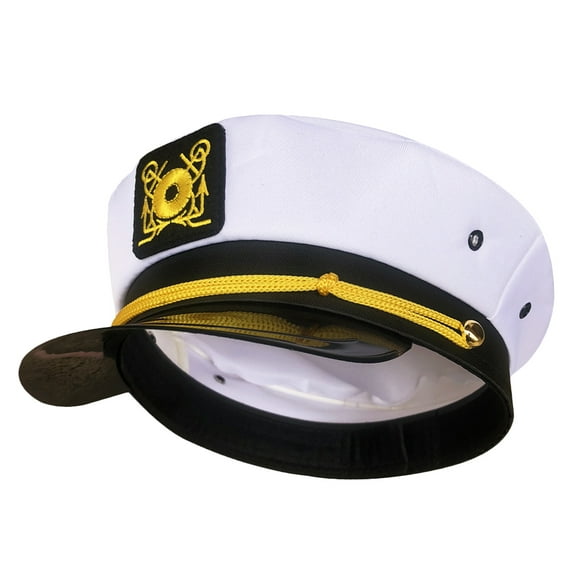 Captain Yacht Sailors Hat Sea Hat Navy Costume Accessory Halloween Cosplay Prop