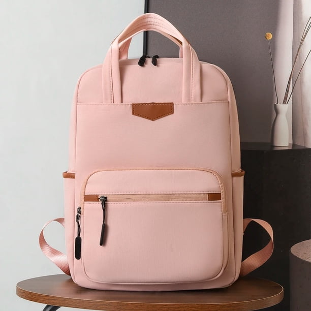 Women Student School Bag Multifunctional School Backpack Large Capacity Fashion Waterproof Oxford College Backpack