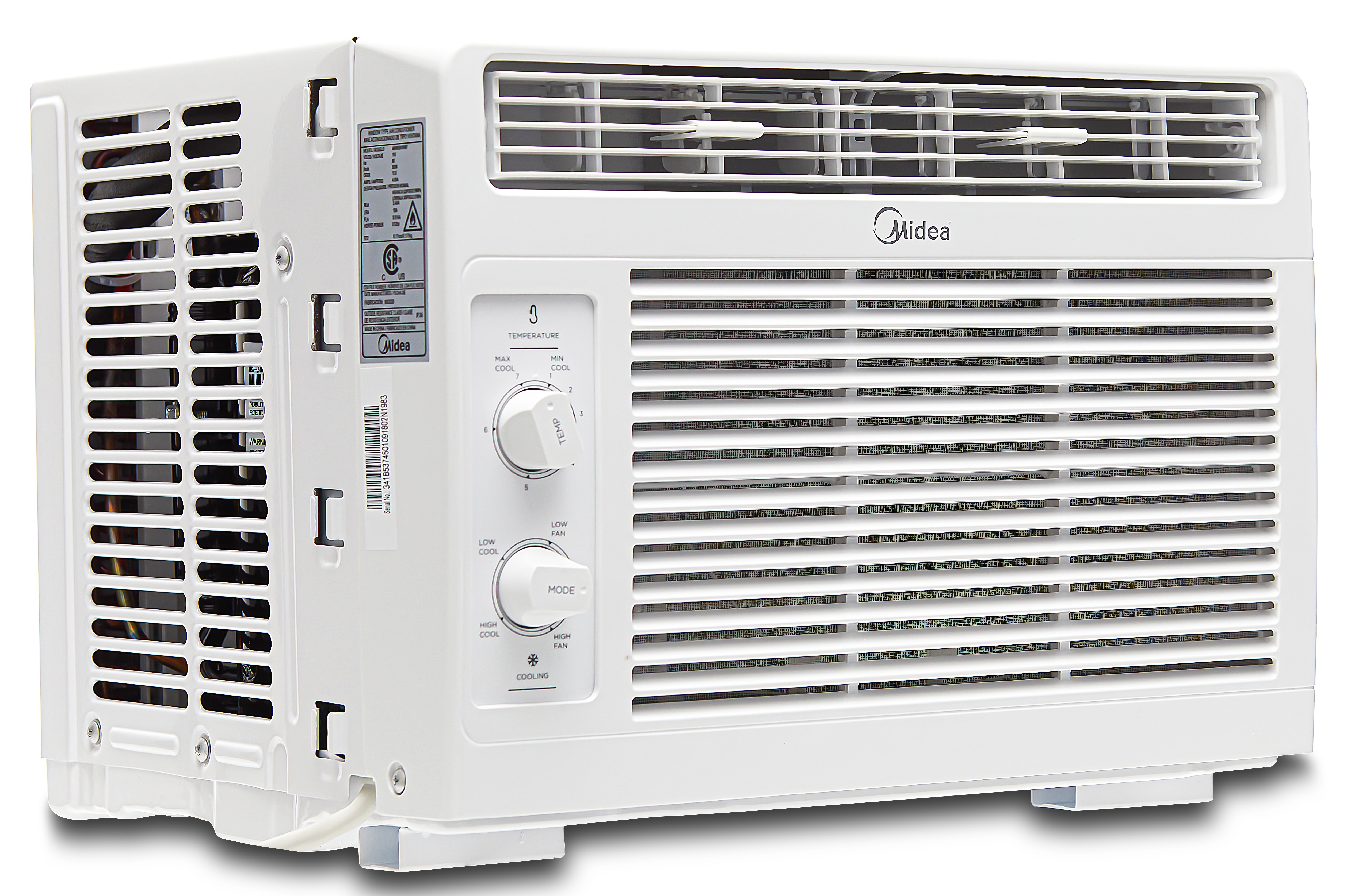 Midea 5,000 BTU 150 Sq Ft Mechanical Window Air Conditioner, White, MAW05M1WWT - image 9 of 17