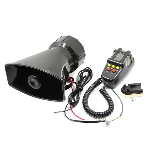 Megáfono De 5 Automóviles 5 Tono De Alarma De Alarma 12V 110dB Ambulancia De Alarma De Fuego De Altavoz