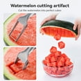 thumbnail image 5 of Penkiiy 2-in-1 Stainless Steel Fruit Cutter, 2024 New Upgrade Watermelon Fork Slicer Cutter Slicer Tool, Dual Head Fruit Forks Slicer Knife,Summer Watermelon Fruit Cutting Fork for Home Camping (2Pcs), 5 of 9