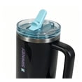 thumbnail image 2 of Stanley 1913 Quencher ProTour Flip Straw Tumbler 40 oz Leakproof Travel Cup with Handle & Straw Insulated Stainless Steel Water Bottle Black 2.0, 2 of 2