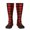 2 Black-2, variant on Women's Knee High Socks Buffalo Plaid Red Checkered Thermal Soft Knee Long Socks