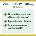 thumbnail image 4 of Nature's Bounty Vitamin B12 Gummies, Multi-Flavored, 90 Ct, 4 of 7