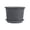 Black, variant on CofeeMO Garden Pots, Bulk Plastic Plant Pots with Drainage Tray, Round Indoor & Outdoor Decorative Planters with Drain Holes for Flowers, Herbs & Plants