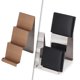 thumbnail image 4 of Titular del soporte de exhibición de la cartera, escalera del almacenamiento del de escritorio del estante del soporte del monedero para la Cepillado de 3 capas. Yinane Soporte de exhibición de billetera, 4 of 8