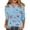 02Red, variant on Toome Womens Tops American Flag Summer Shirts, Fashion Casual 3/4 Sleeve Independence Day Tunic, Trendy Patriotic Graphic Blouse