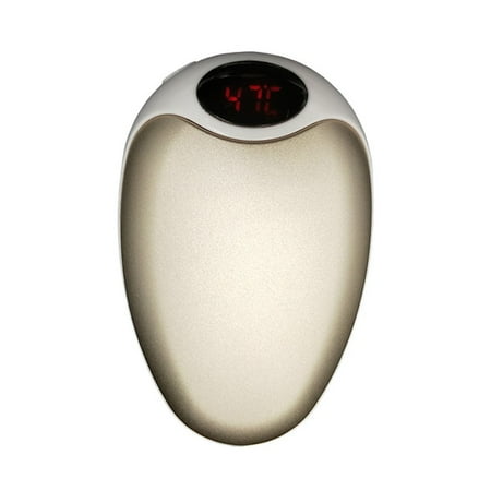 Rechargeable Warmer Electric Hand Warmer Rechargeable USB Pocket Hand Warmer 5200mAh Power Bank Double-Sided Heating for Men and Women in Cold Winter ()
