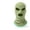 Green, variant on 3 Hole Full Face Hood,Solid Color Soft Fabric Winter Windproof Full Face Balaclava,Motorcycle Riding Ski Thermal Head Cover Hood Gray