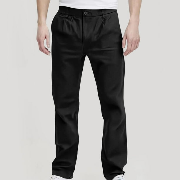 Pantalones largos de vestir de moda de primavera y verano para hombre, pantalones finos, sueltos, rectos, ajustados, informales, deportivos, pantalones de vestir para hombre