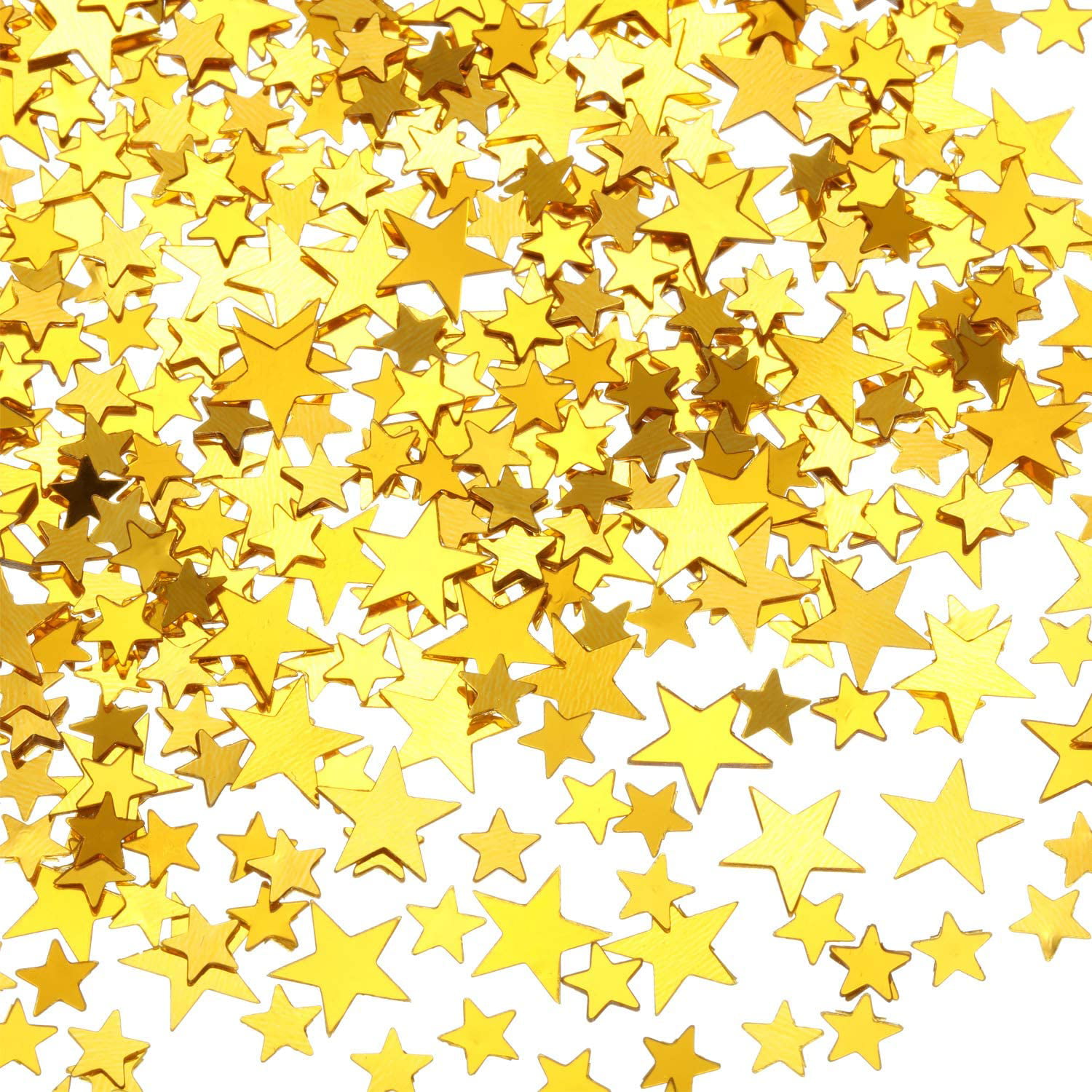 Merry Christmas Metallic STARS CONFETTI Sprinkles Scatters Table Party Deco 
