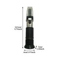 thumbnail image 6 of Water Sugar Content For Beekeepers Measuring Instrument With ATC Tool Temperature Honey Refractometer Fruit Brix 58-90% Handheld ,Easy to Use, 6 of 6