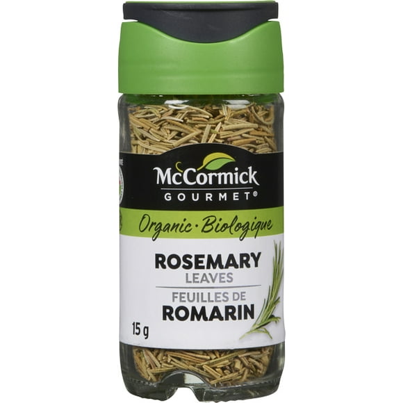 McCormick Gourmet, New Bottle, Premium Quality Natural Herbs & Spices, Organic Rosemary Leaves, 15g