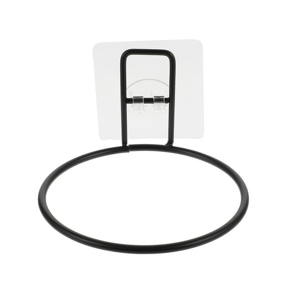 WHAMVOX Black Wall Mounted Pet Feeder Rack for Cats and Dogs with Plastic Material Perfect Height for Bowl Holder 7.5 Inches