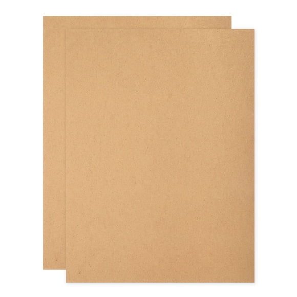 Uxcell MDF Wood Board for Crafts,3/18"(4mm) Thick Medium Unfinished Wood(12x16in,2Pcs)
