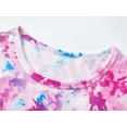 thumbnail image 2 of Topgal Little & Big Girls Summer Tee & Pants Tie Dye Sleeping Beauty Pajamas Kids PJ Set Sleepwear Size 8, 2 of 5