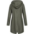 thumbnail image 4 of Winter Jackets for Women Solid Rain Jacket Outdoor Plus Size Waterproof Hooded Raincoat Windproof Spring Jacket on Clearance, 4 of 4