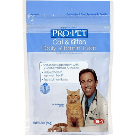 Pro-Pet: Salmon Flavor Daily Vitamin Treat For Cats & Kittens, 3 oz