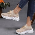 thumbnail image 6 of XIMIN Women's Adorable Butterfly Pattern Lace-Up Fashion Sneakers Lightweight Orthopedic Walking Shoes Lace-Up Breathable Mesh Anti-Slip Tennis Sneakers Casual & Comfortable Shoes, 6 of 8