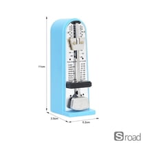 Universal Mechanical Metronome With Digital Counting, High Precision Beat Rhythm Tool For Piano, Guitar, Drum, Violin, Saxophone Practice,Blue