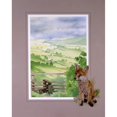 thumbnail image 2 of View Down An English Valley With A Young Fox Poster Print By Malcolm Greensmith ?? Adrian Bradburymary Evans, 2 of 4