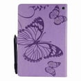 thumbnail image 2 of Dteck Case for All-New Fire HD 10 & HD 10 Plus 10.1" Tablet (11th Generation, 2022 Release) - Multi-Angle Folio Stand Premium Embossed Leather Protective Smart Cover with Auto Wake Sleep, Purple, 2 of 6