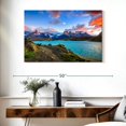 thumbnail image 3 of Elephant Stock Torres Del Paine Horizon Wall Art - Horizontal Canvas Wall Art - Living Room Wall Decor - Nature Canvas - Blue And Green Decor - 39" x 26", 3 of 8