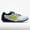 Black/Blue Gemstone/Apollo Gold, variant on Women's FuelCell 996 V6 Tennis Shoe, New Spruce/White/Gum, 10 W