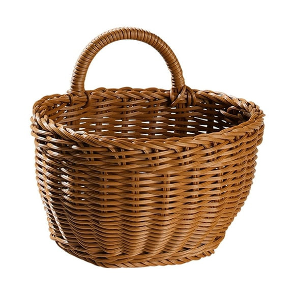 Cesta colgante tejida a mano para guardar plantas, llaves, gafas de sol, cartera. C
