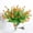 Orange, variant on Kiplyki Wholesale 2 Bundles Artificial Outdoor Flowers Fake Flowers Green Shrubs Garden Porch