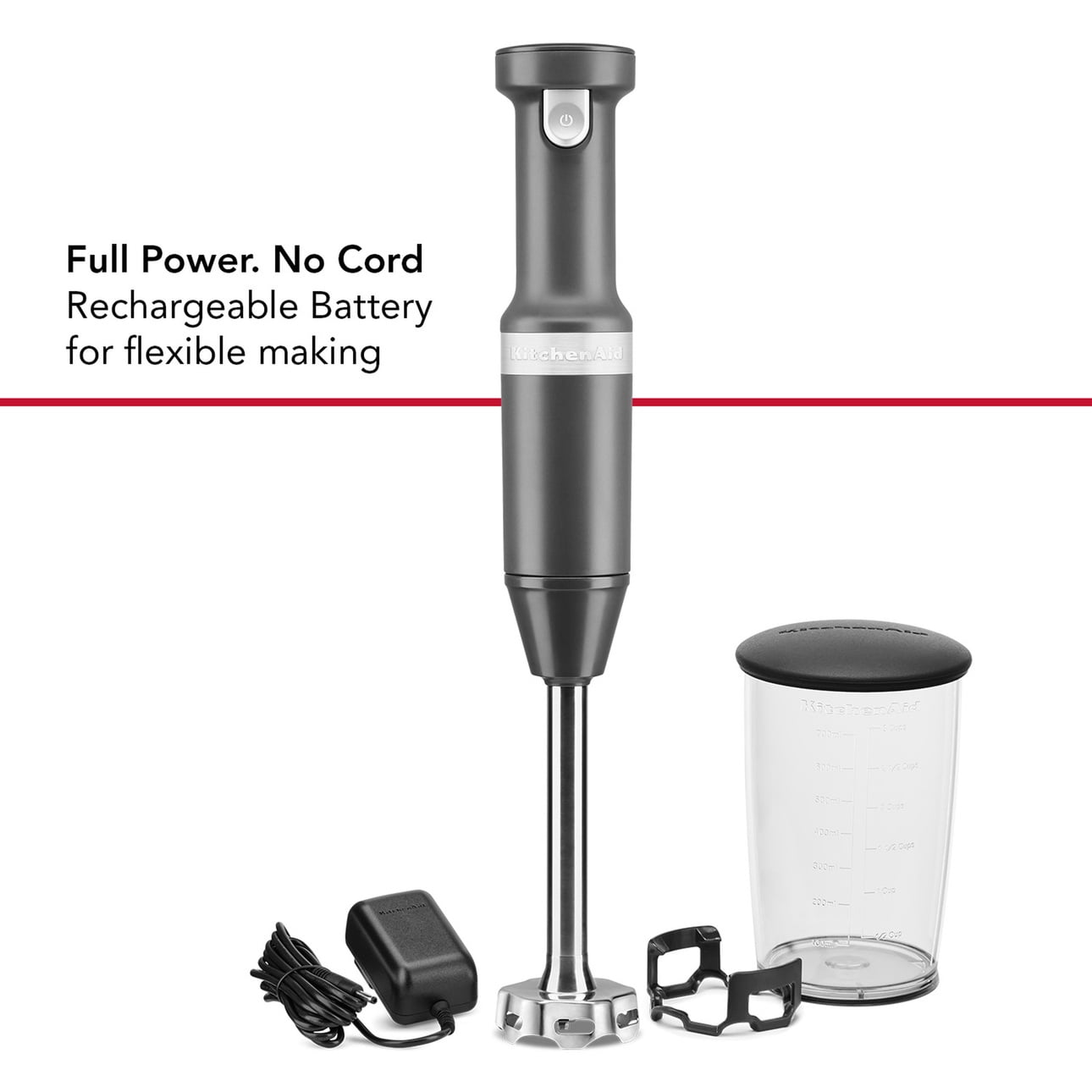 KHBBV53WH by KitchenAid - Cordless Variable Speed Hand Blender