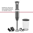 thumbnail image 4 of KitchenAid Cordless Variable Speed Hand Blender, Charcoal Grey, KHBBV53, 4 of 7