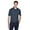 Navy, variant on Harriton M354 Men's Micro-Piqué Polo