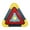 Contain 1 Lamp, variant on jinwen Emergency Warning Triangle Multifunctional Flashlight Essential Supplies Roadside Light for Truck Vehicles Breakdown Accident Contain 1 Lamp
