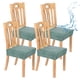 thumbnail image 1 of Uxcell 4-Pack Fundas Impermeables para Sillas de Comedor, Fundas de Asiento de Jacquard Elástico Removibles y Lavables para Sillas, Protector de Cojines para Cocina/Hogar/Banquete [Verde], 1 of 1