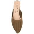 thumbnail image 6 of Journee Womens Aniee Slip On Almond Toe Mule Flats, Widths Available, 6 of 8