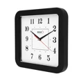 thumbnail image 3 of Reloj De Pared Cuadrado Steiner Minimalismo Suizo Y Silencioso 29 Cm Negro, 3 of 4
