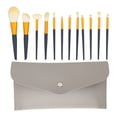 thumbnail image 2 of Makeup Brushes Set, Dense Bristle Soft Bristle Complete Set Makeup Tool Synthetic Fiber Hair Cosmetic Brushes Set With Storage Bag For Makeup Beginner For Home, 2 of 8