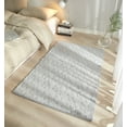 thumbnail image 3 of Mainstays Gray Raised Flower Rug For Adults, 30"x46", 3 of 6