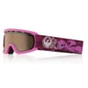 NEW Dragon Lil D Gilly Pink Lumalens Silver Kids Girls Ski Goggles Msrp$45