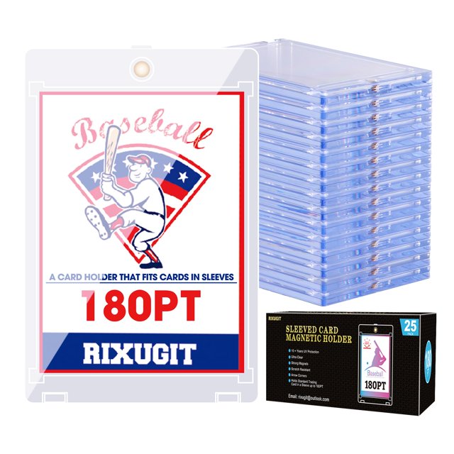 Portacartas magnético transparente RIXUGIT 25 unidades 180PT