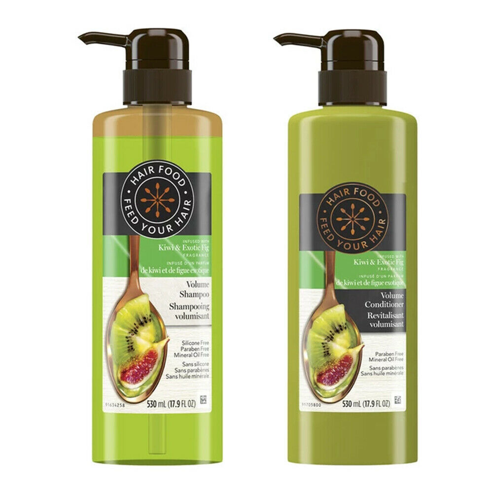 Hair Food Volume Shampoo & Conditioner Set Infused With Kiwi & Exotic
