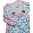 thumbnail image 3 of Angel Face Girls Pajama Set Soft Plush Fleece Sleep Shirt & Pajama Pants Sleepwear Set 4 Piece, 3 of 7